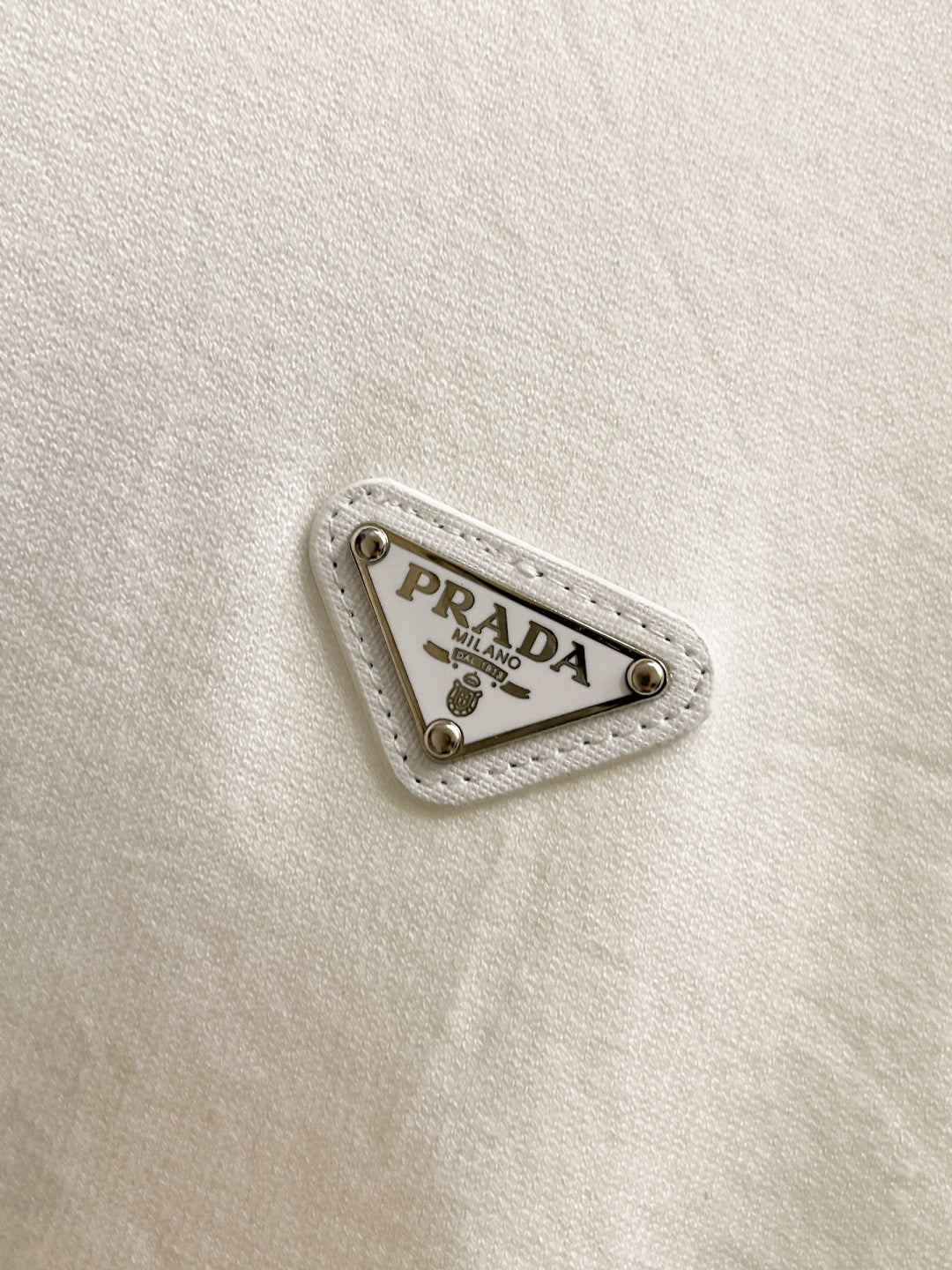Sweat-shirt blanc Prada