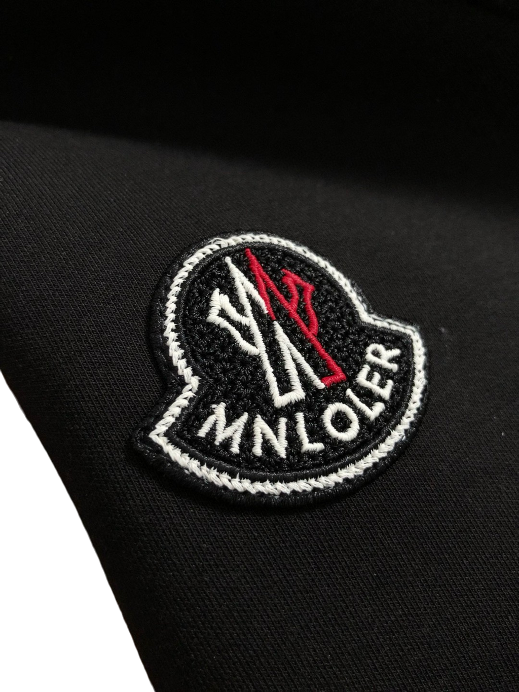 sweat a zip noir Moncler