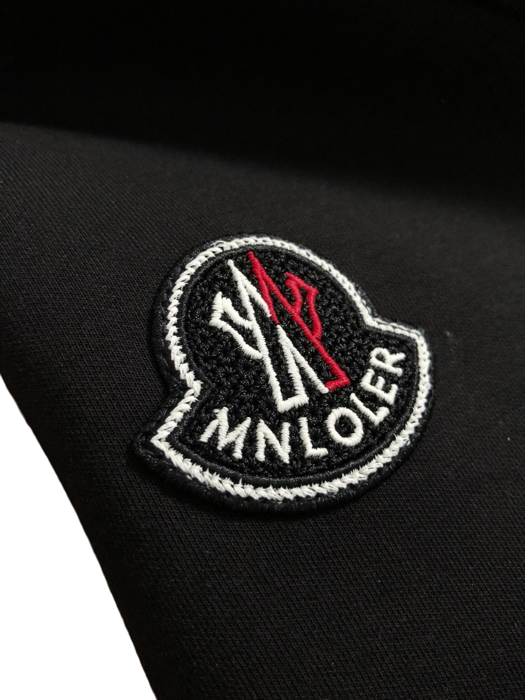 sweat a zip noir Moncler