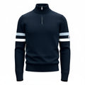Sweat à zip bleu Moncler