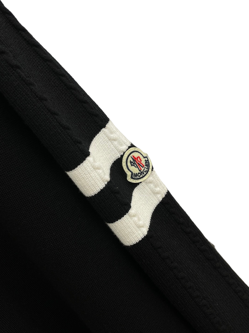 Sweat à zip bleu Moncler