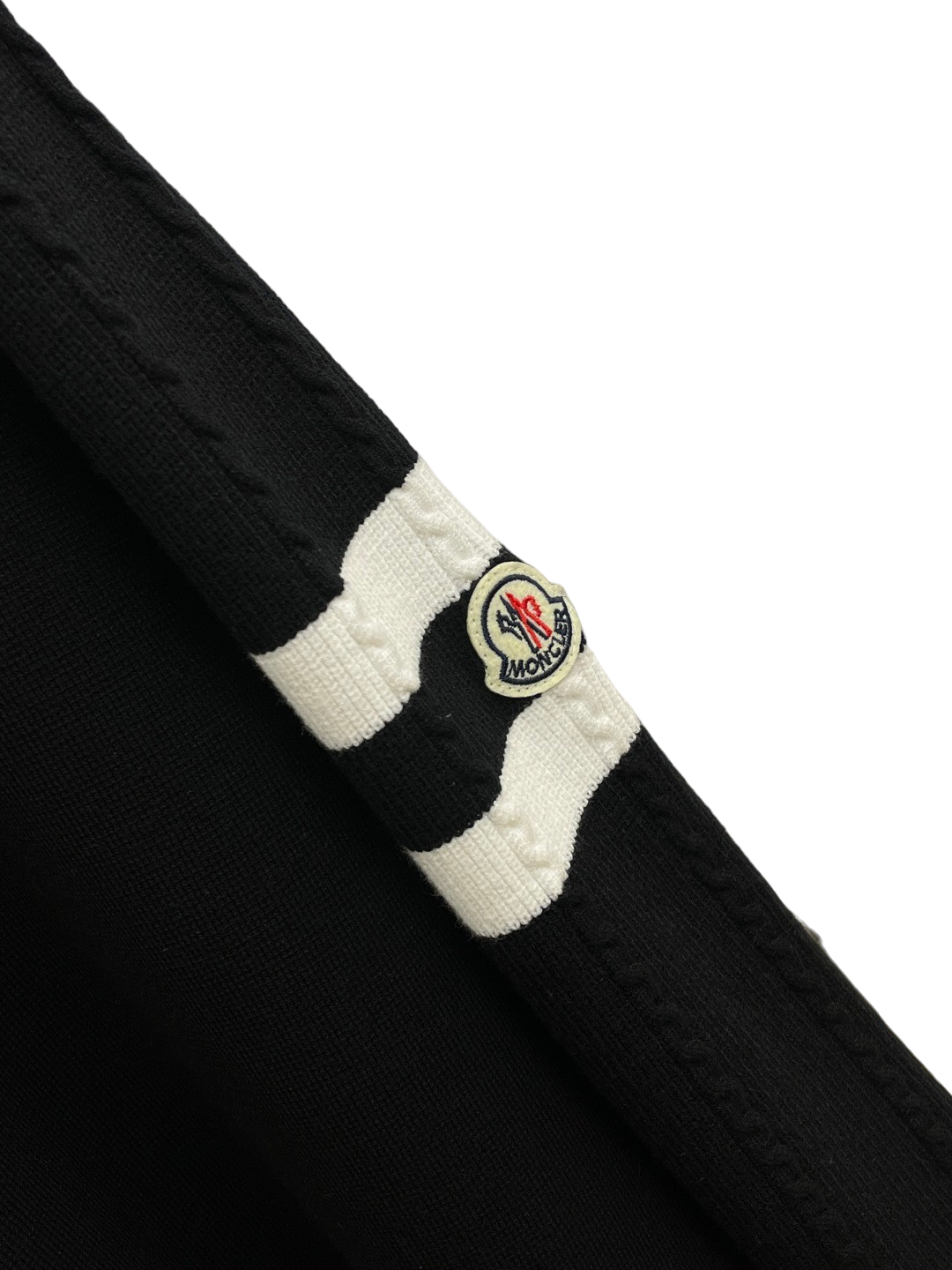 Sweat à zip bleu Moncler