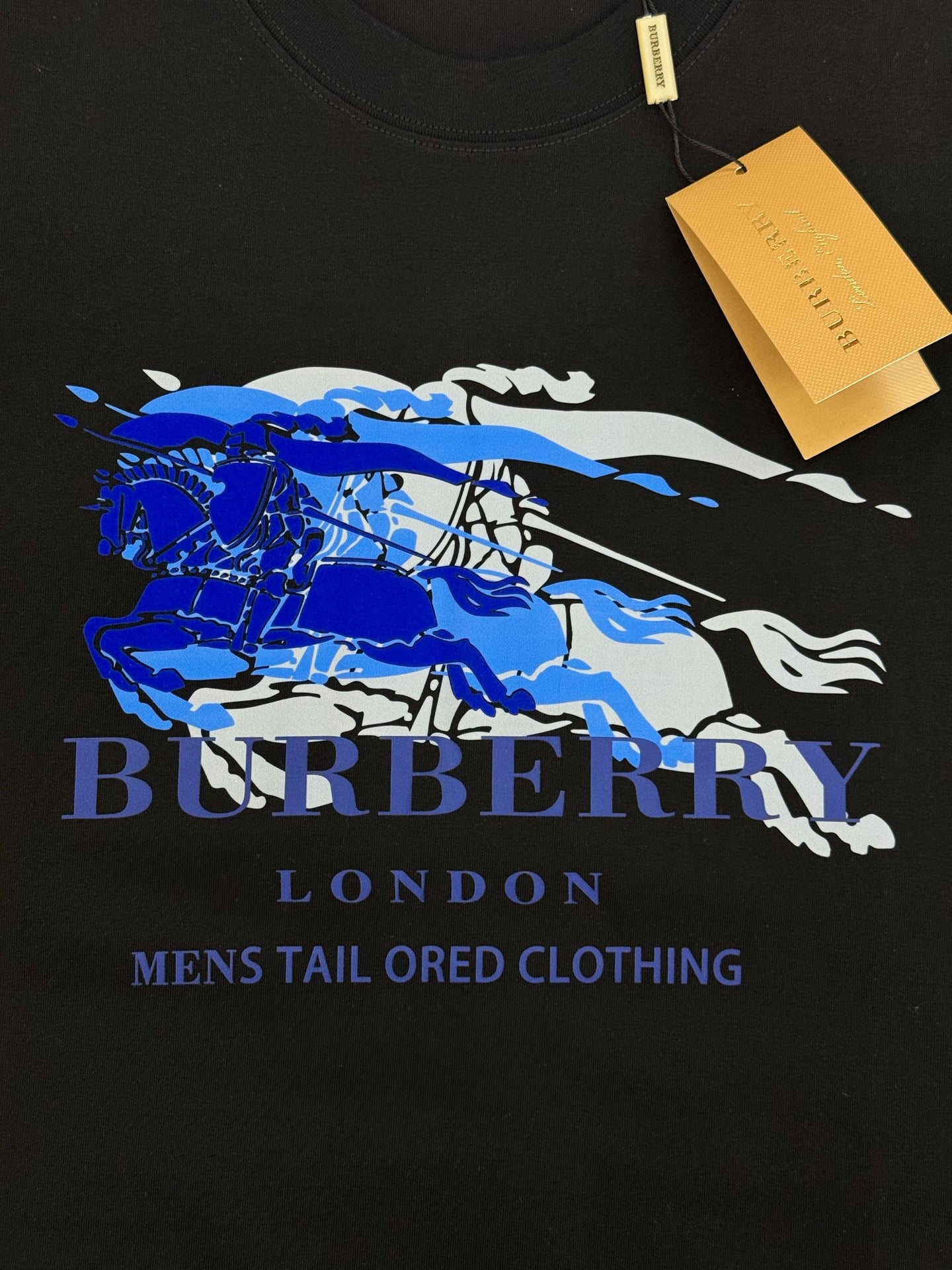 T-shirt noir Burberry