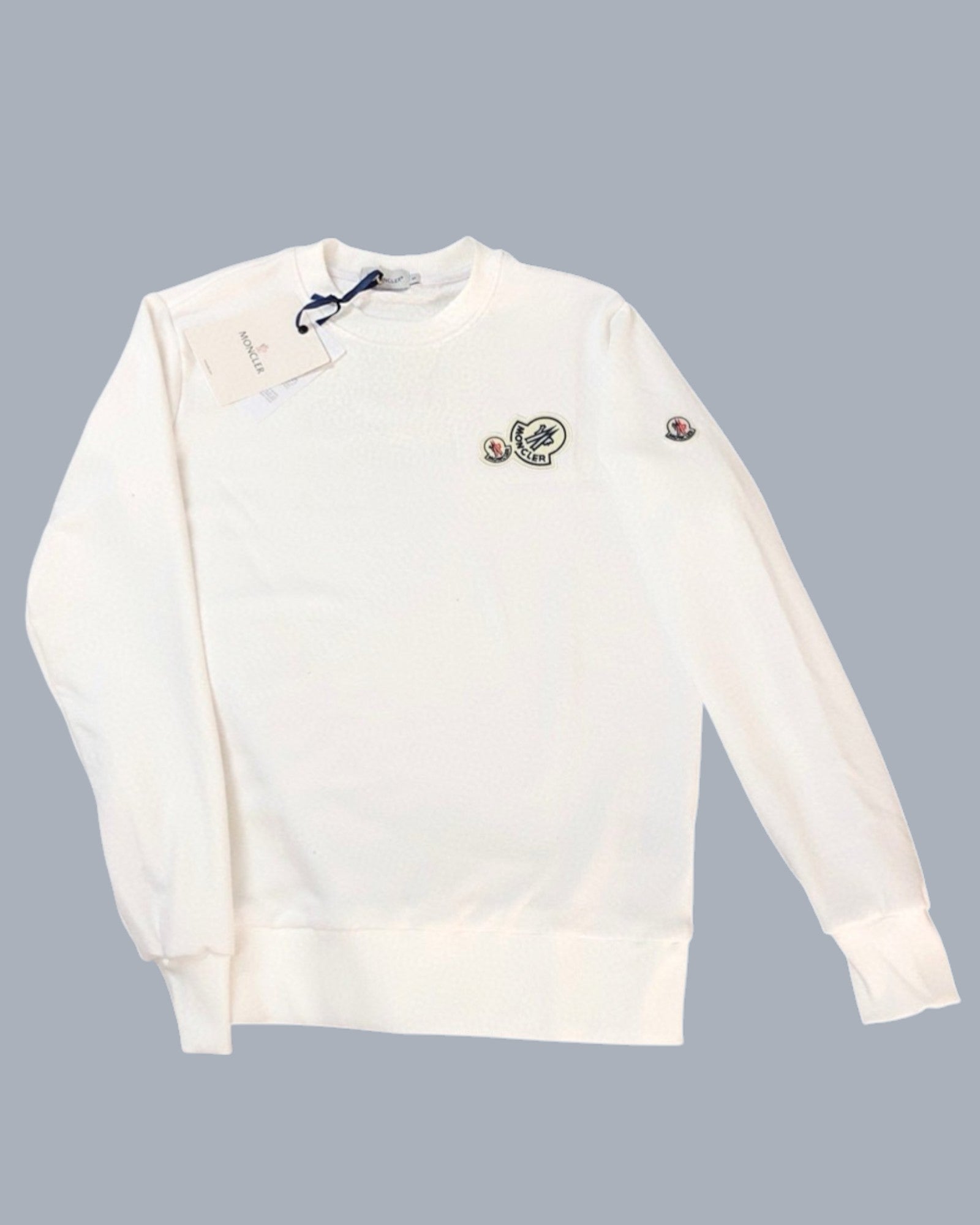 Sweat-shirt blanc Moncler