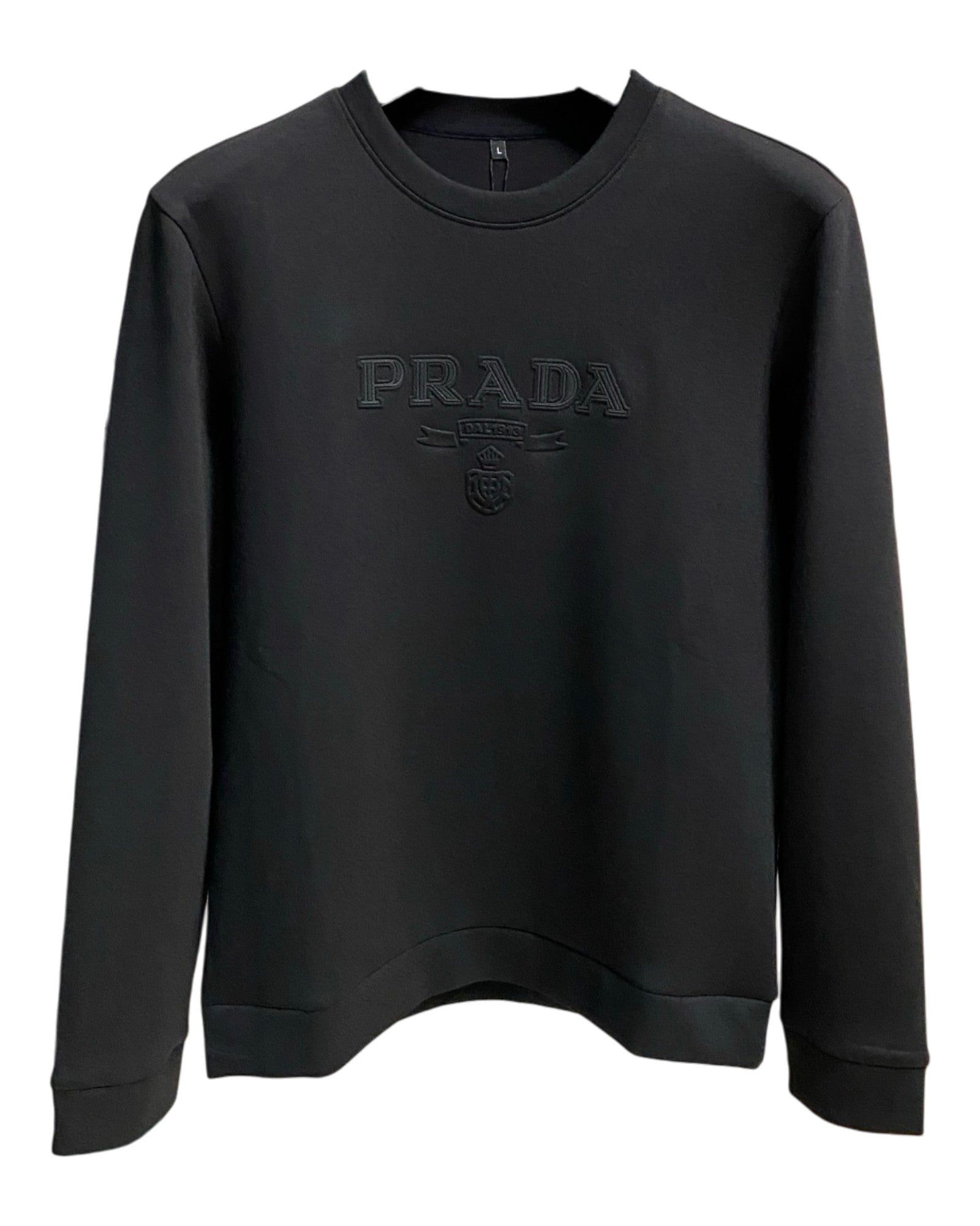 Sweat-shirt noir Prada