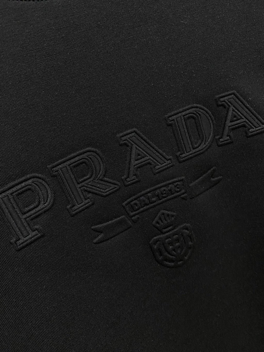 Sweat-shirt noir Prada