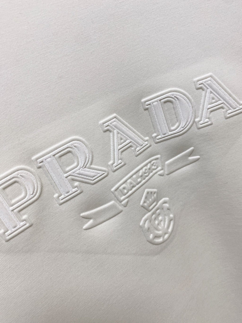 Sweat-shirt blanc Prada