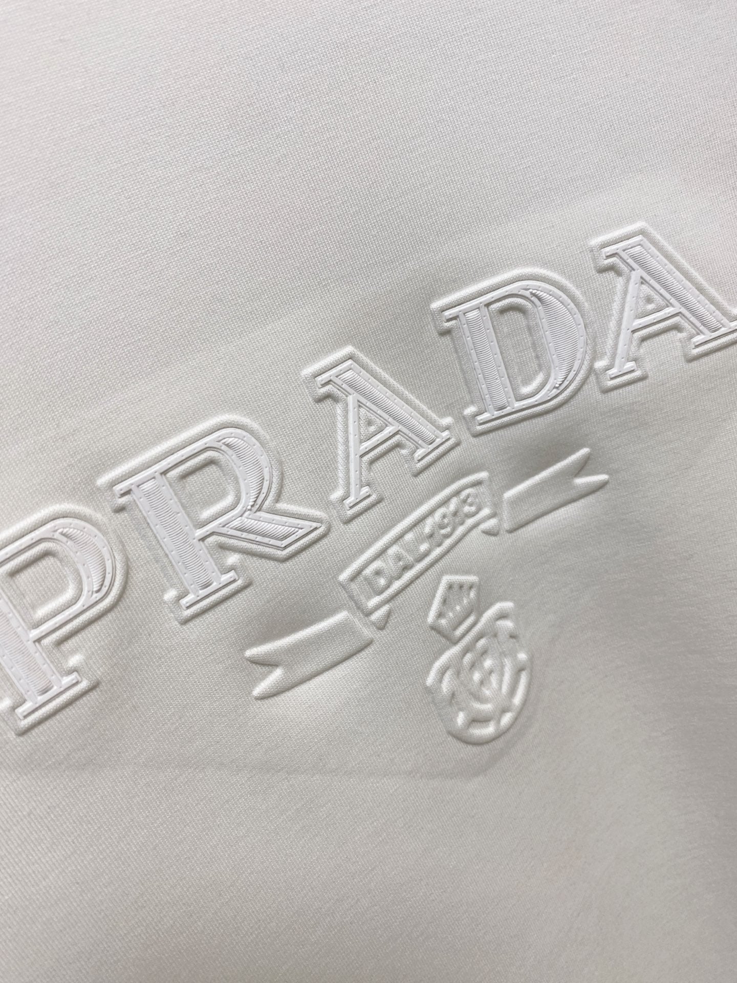 Sweat-shirt blanc Prada