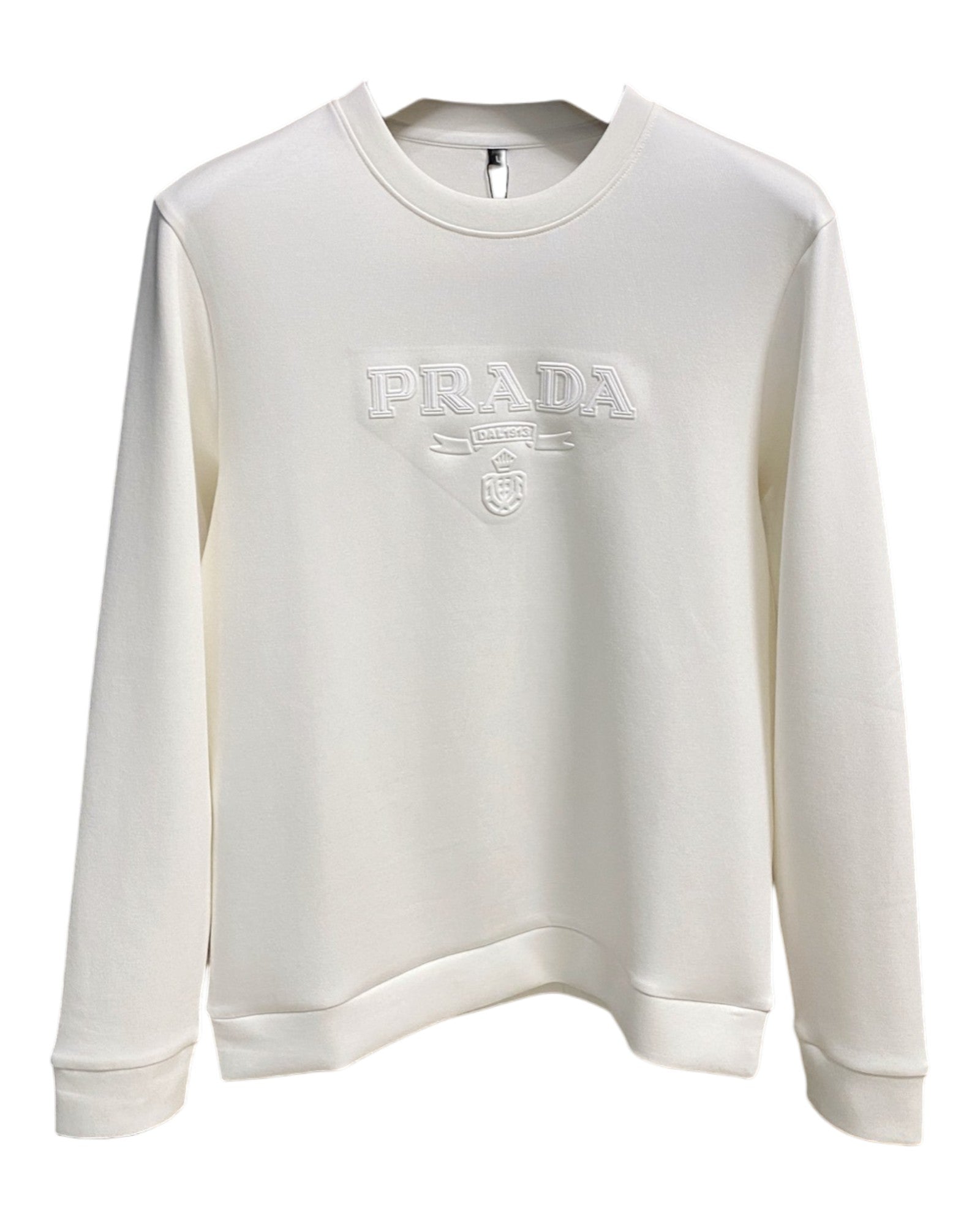 Sweat-shirt blanc Prada