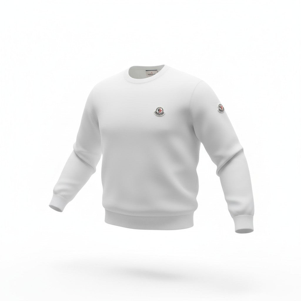 Sweat-shirt blanc Moncler