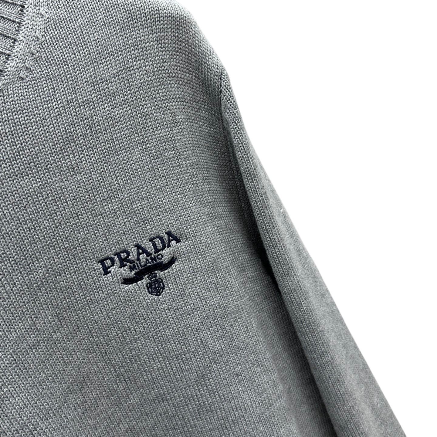 Sweat-shirt gris Prada