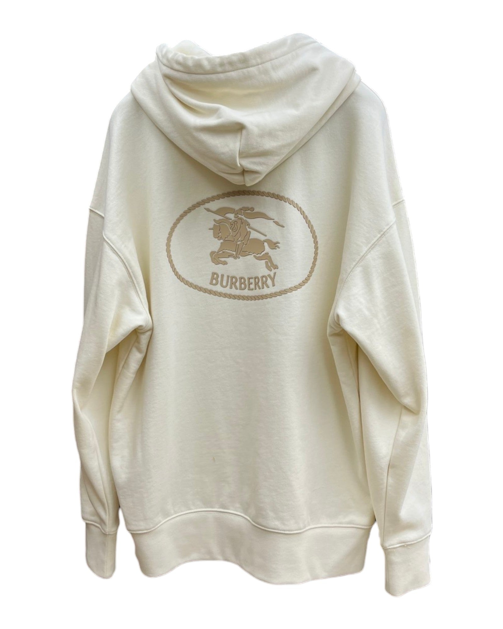 Sweat à capuche blanc Burberry