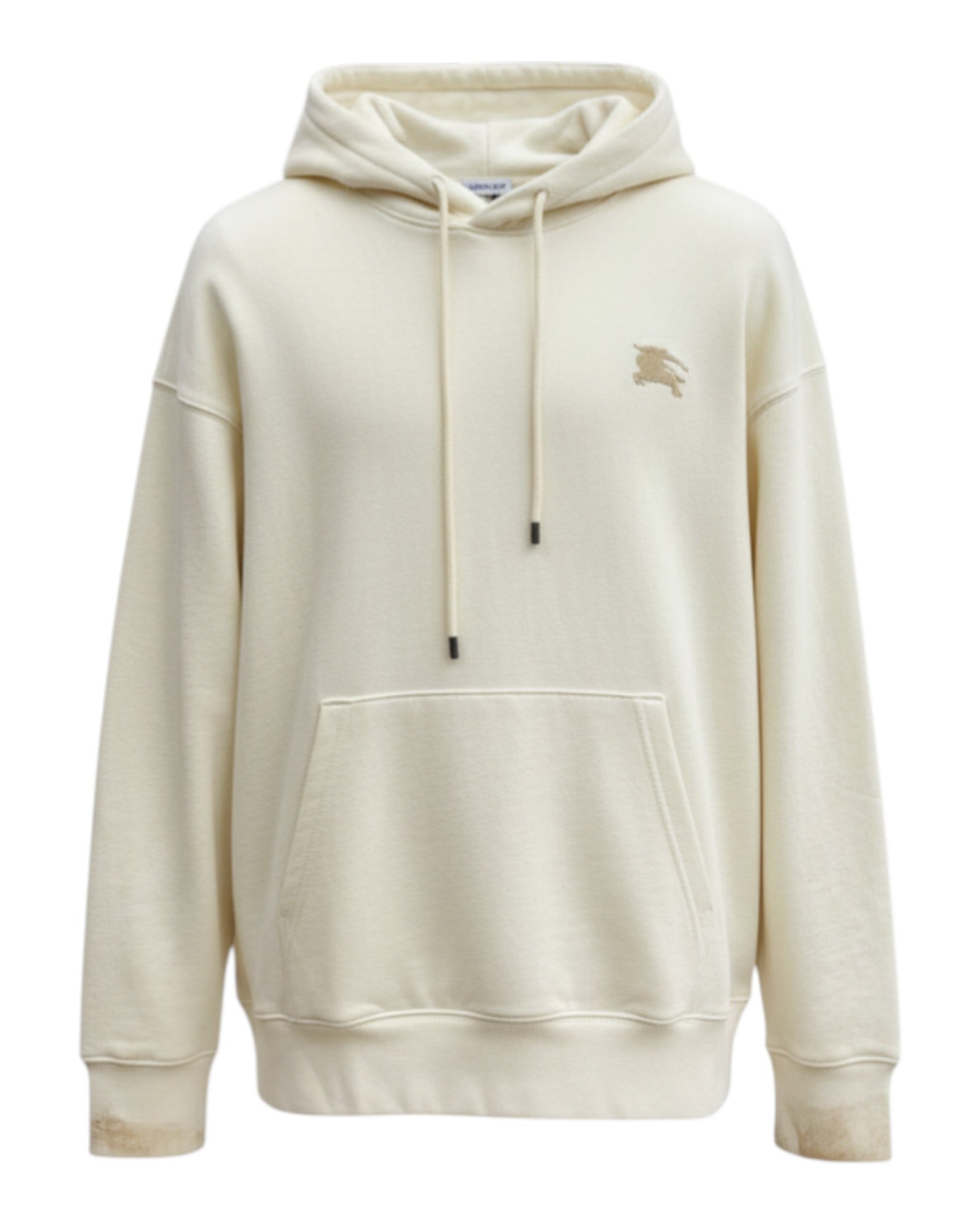 Sweat à capuche blanc Burberry
