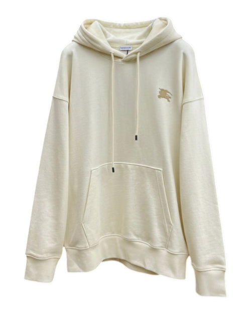Sweat à capuche blanc Burberry