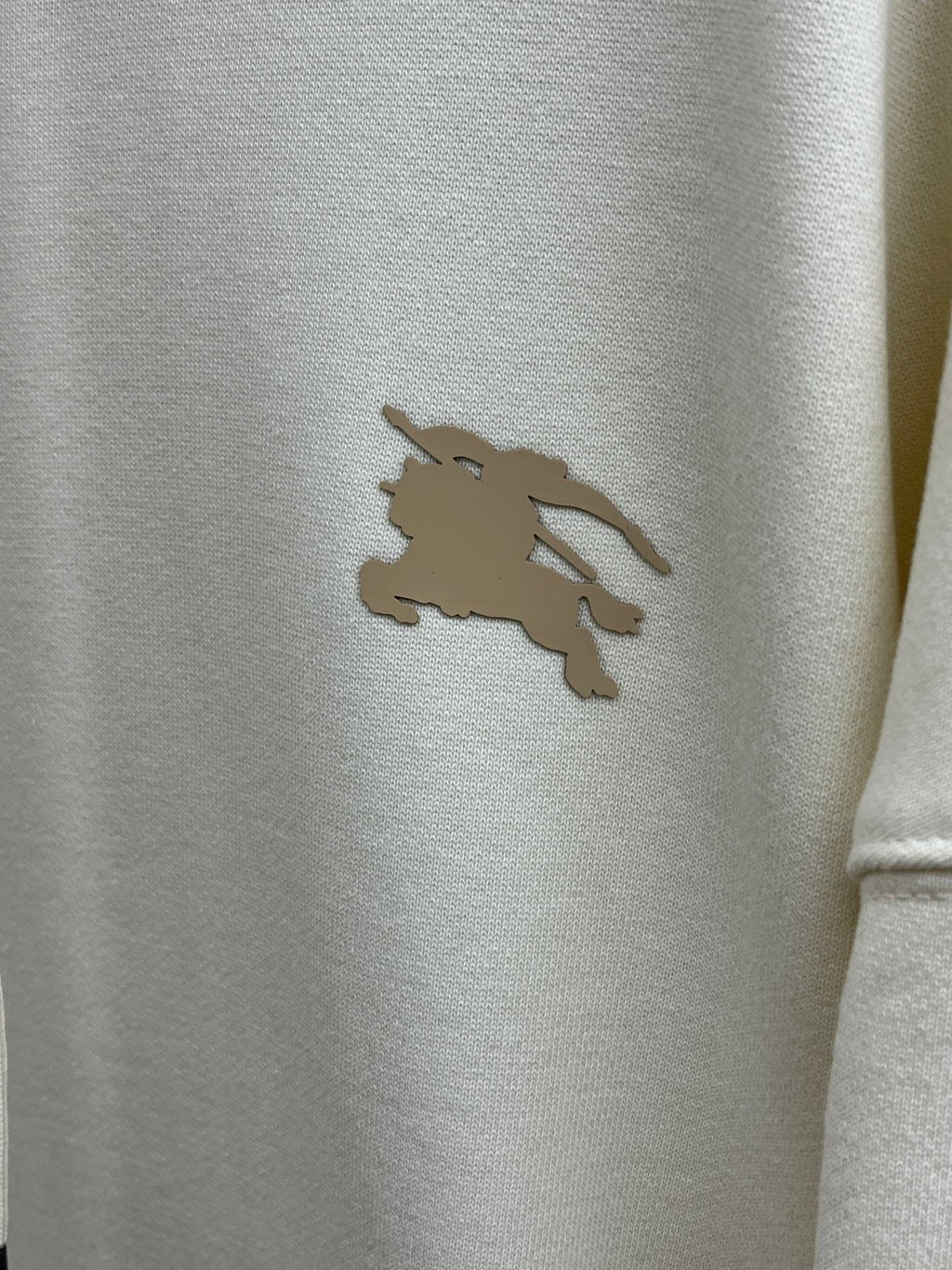 Sweat à capuche blanc Burberry