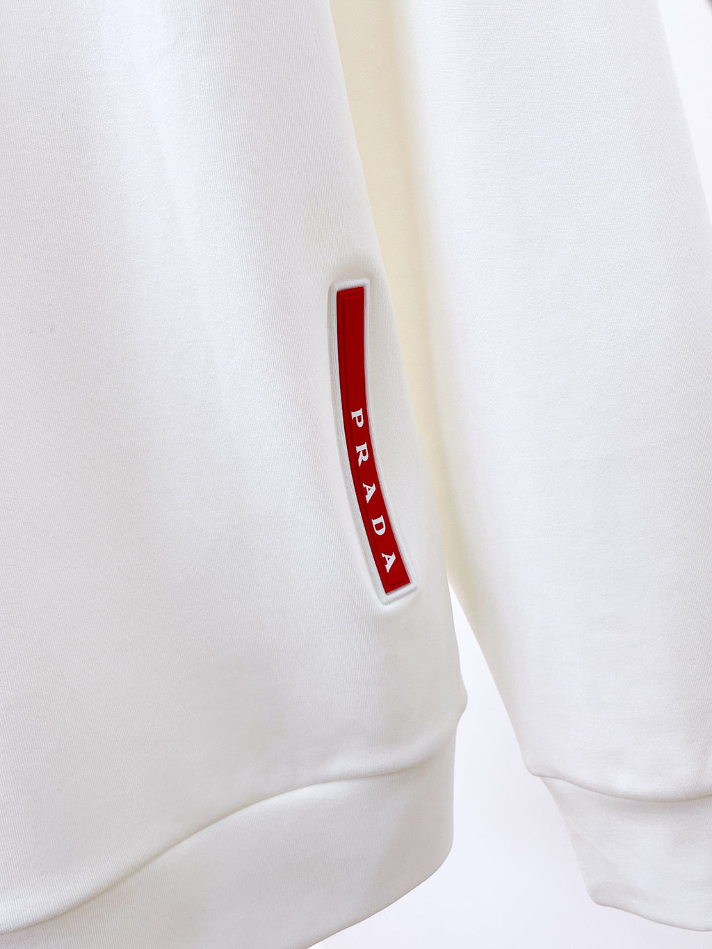 Sweat-shirt blanc Prada