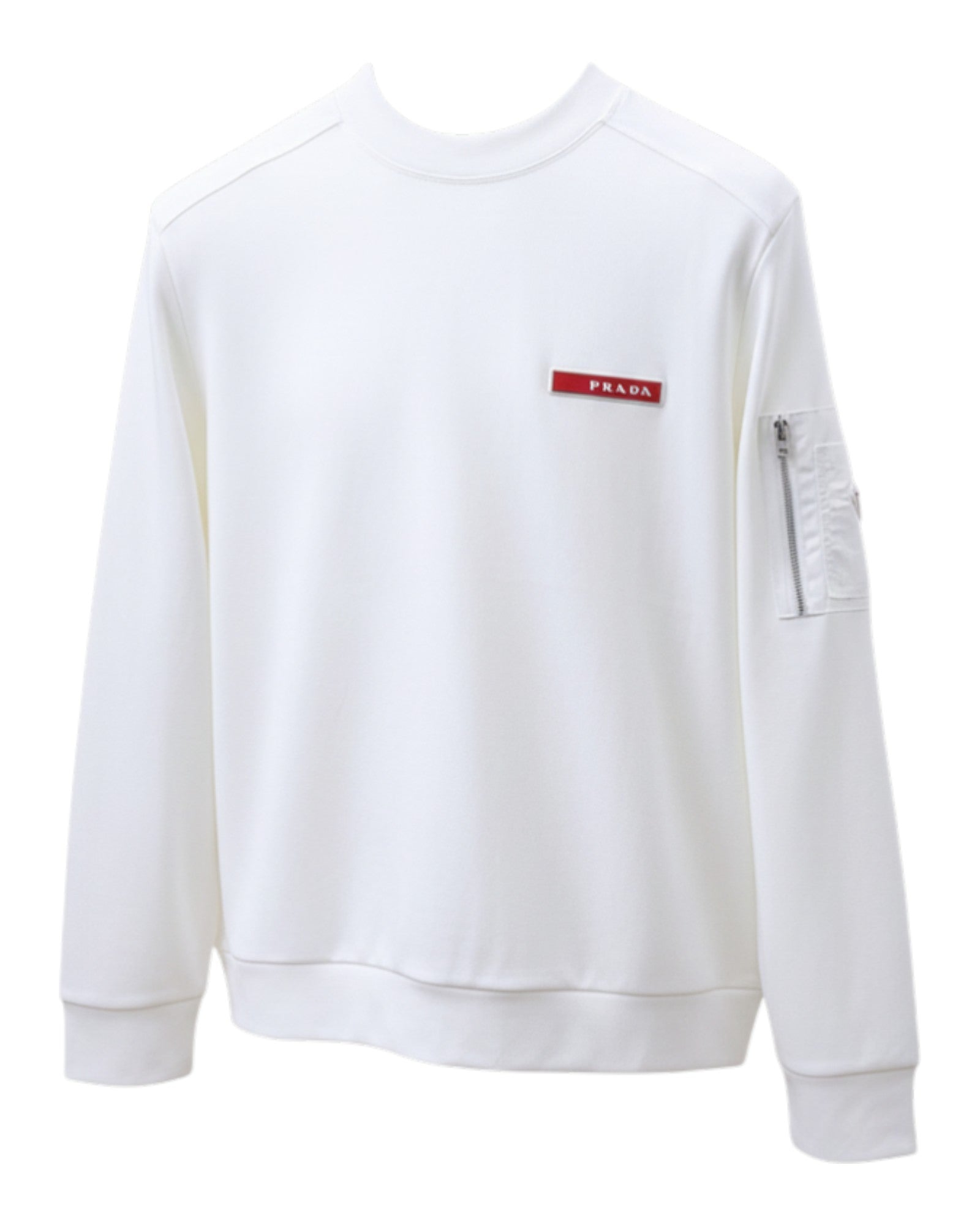 Sweat-shirt blanc Prada