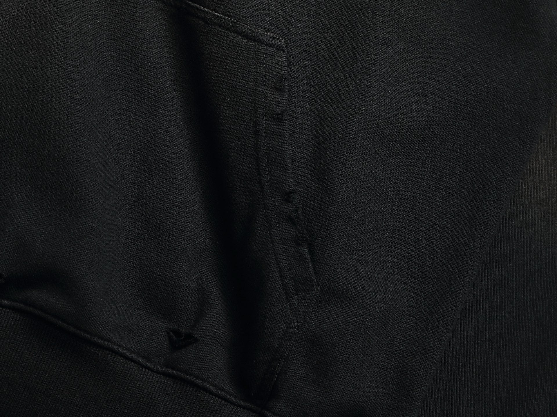 Sweat a capuche noir et vert Balenciaga