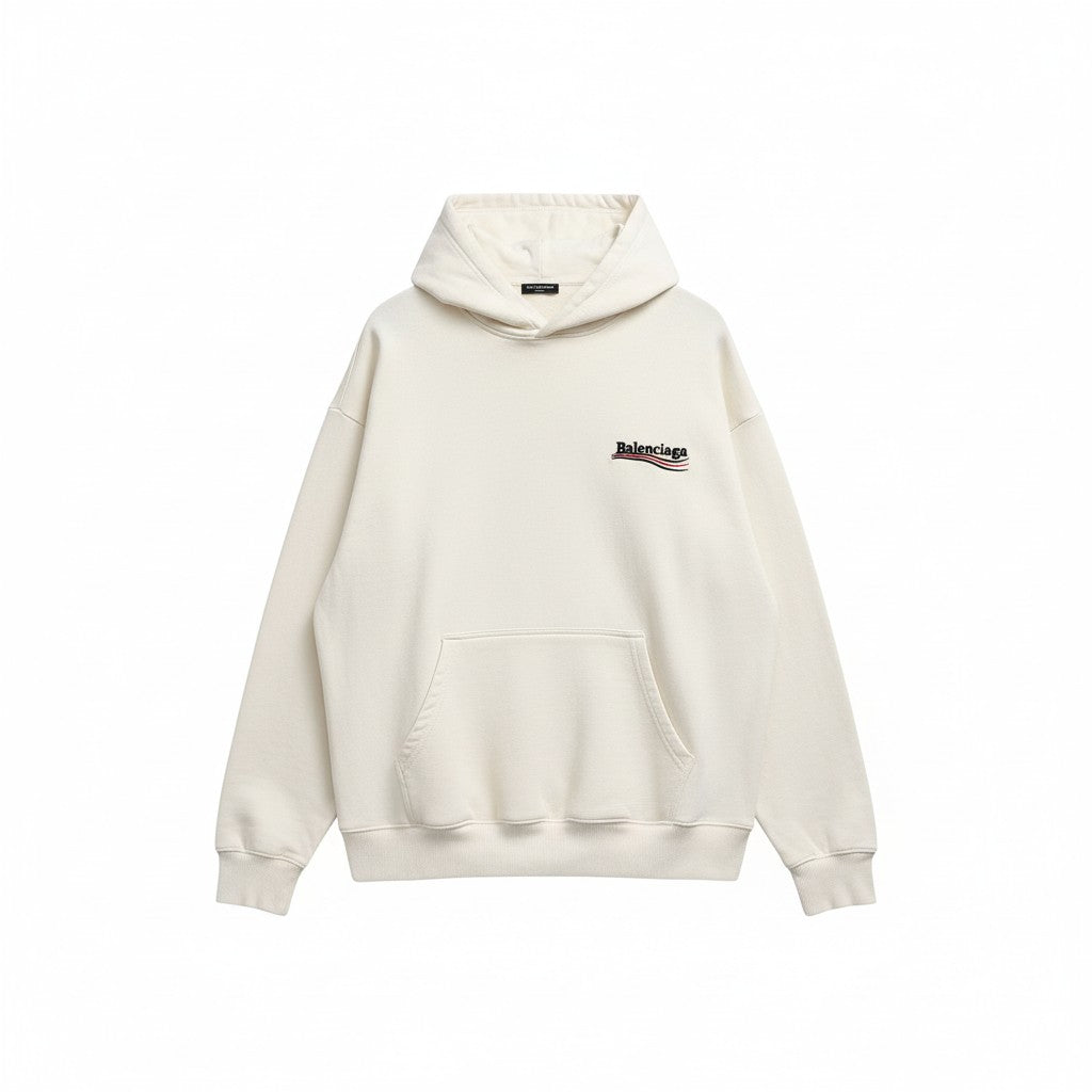 Sweat a capuche blanc Balenciaga