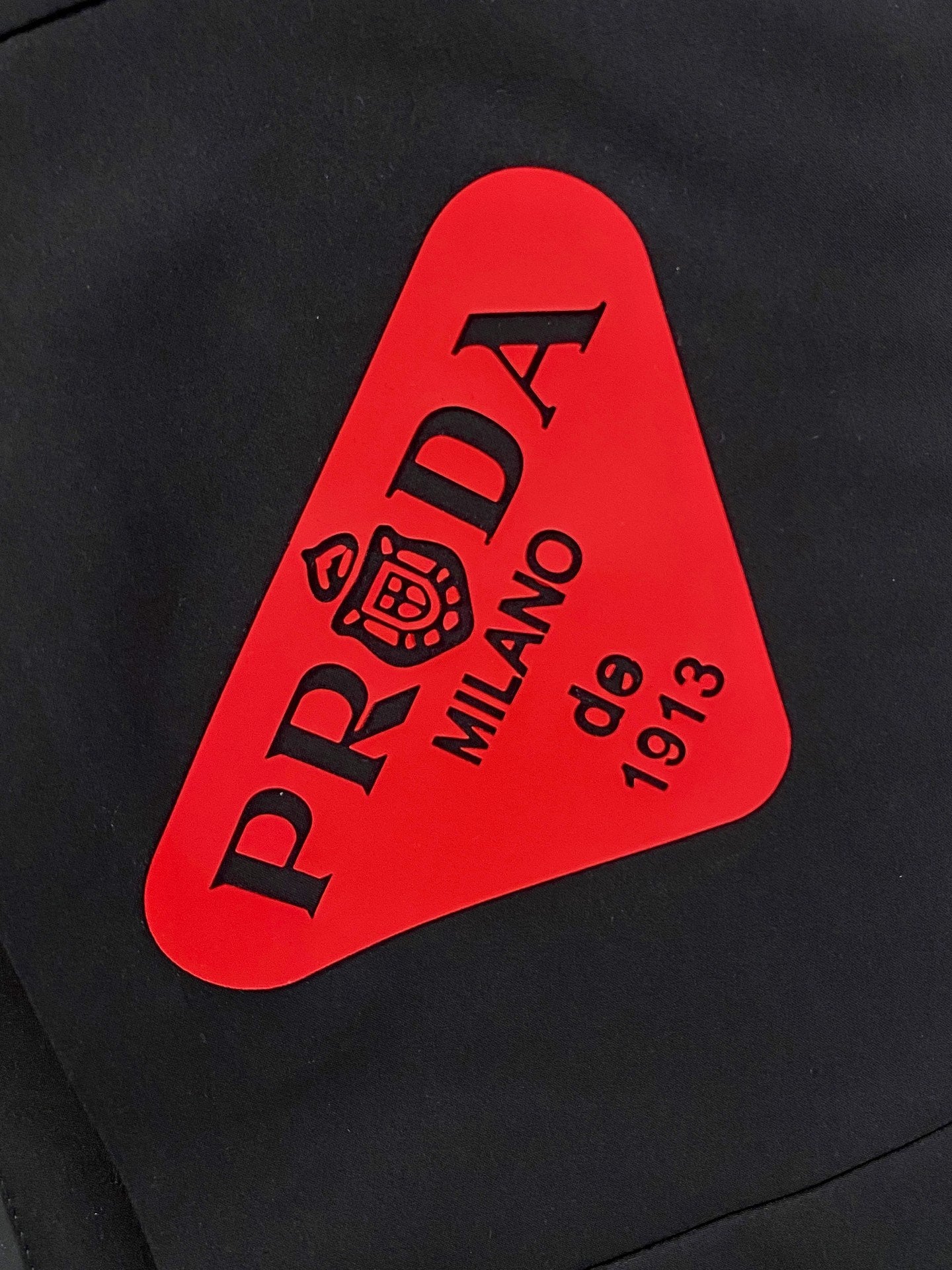 Gilet sans manche noir Prada
