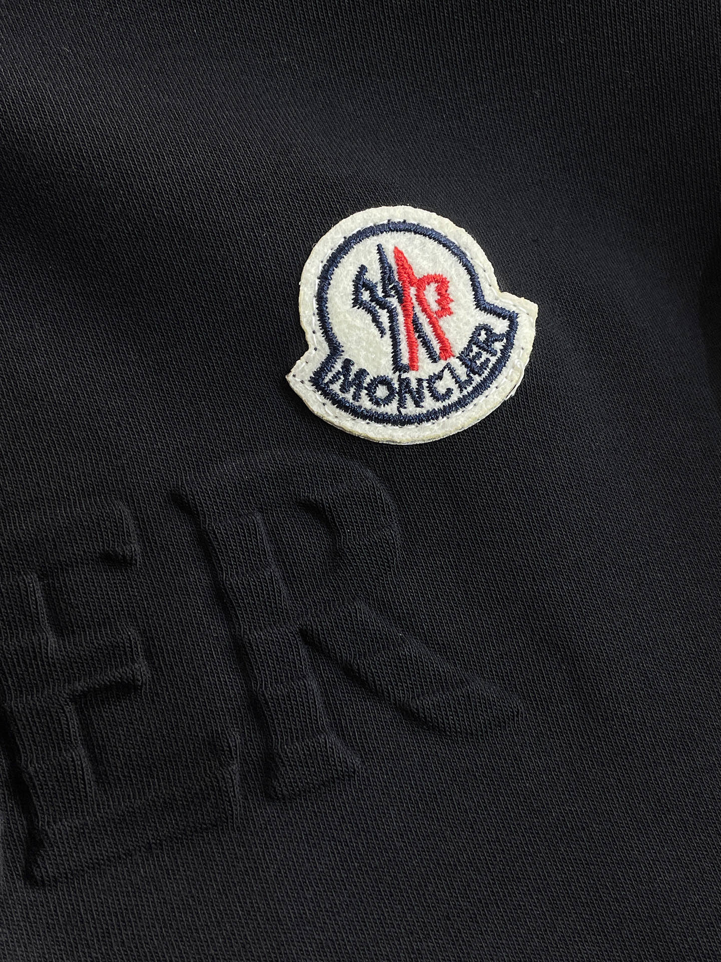 T-shirt à manche longue noir Moncler