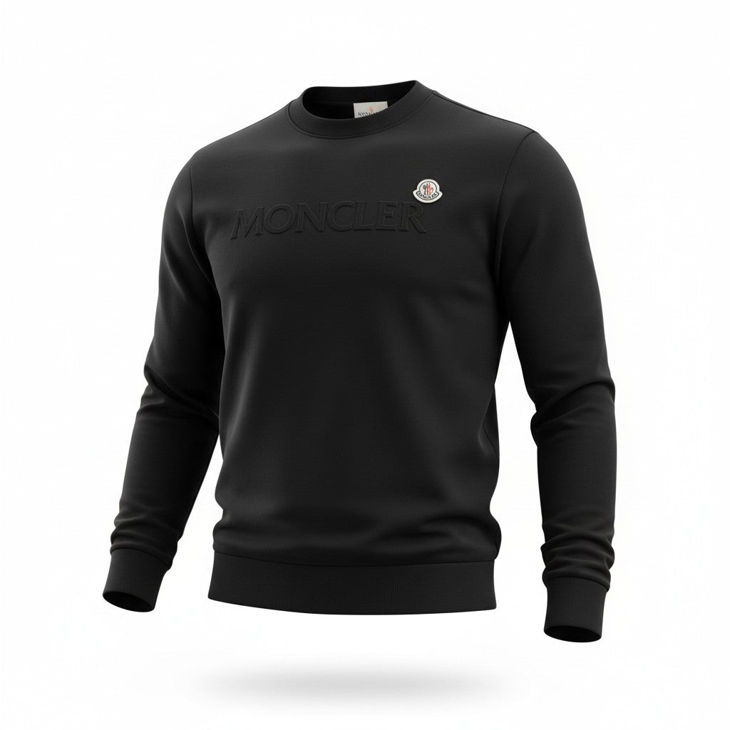 T-shirt à manche longue noir Moncler