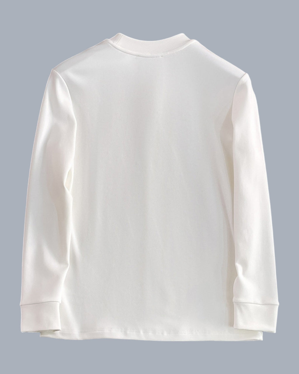 T-shirt à manche longue blanc Moncler