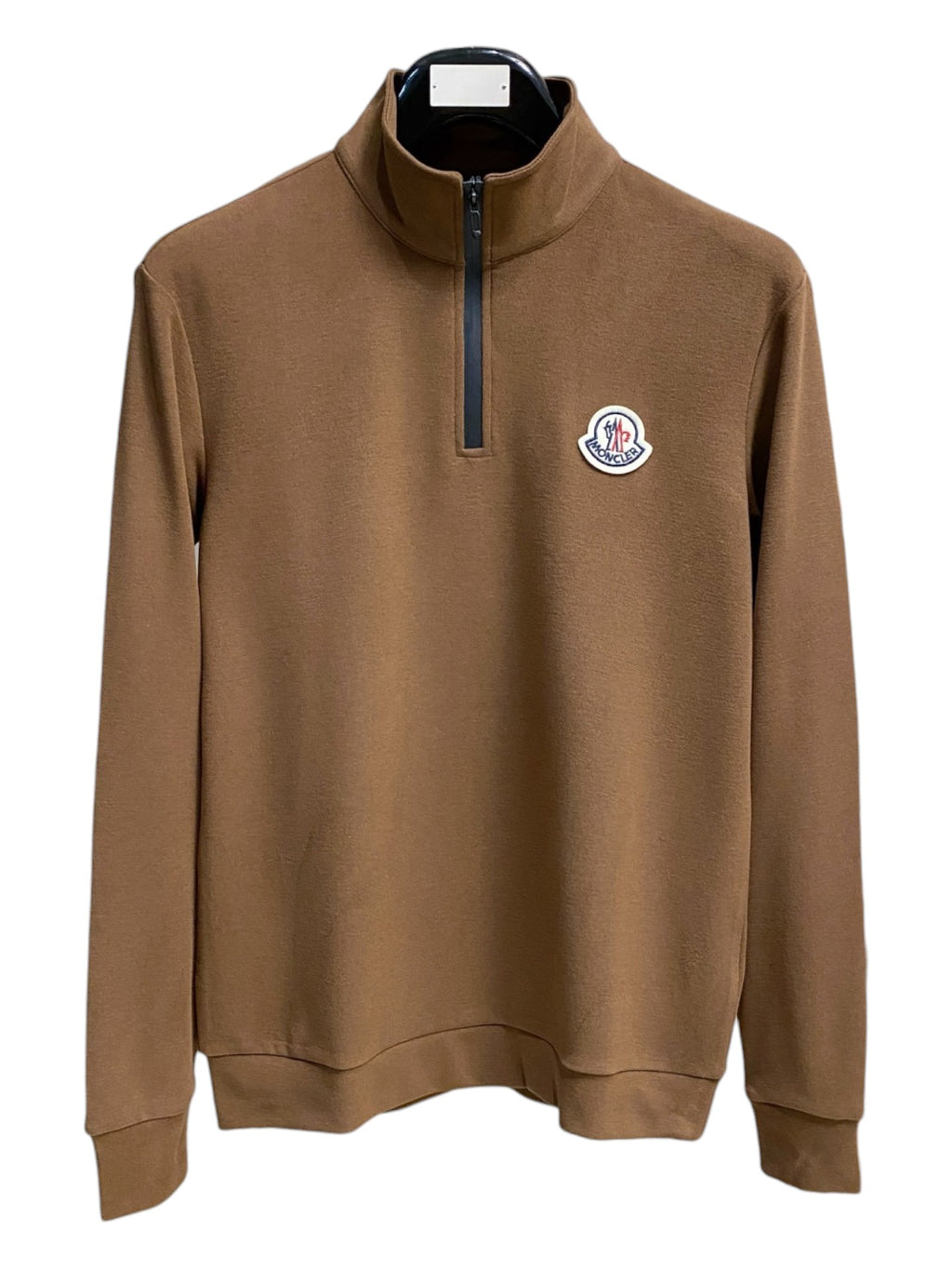 Sweat a zip marron Moncler