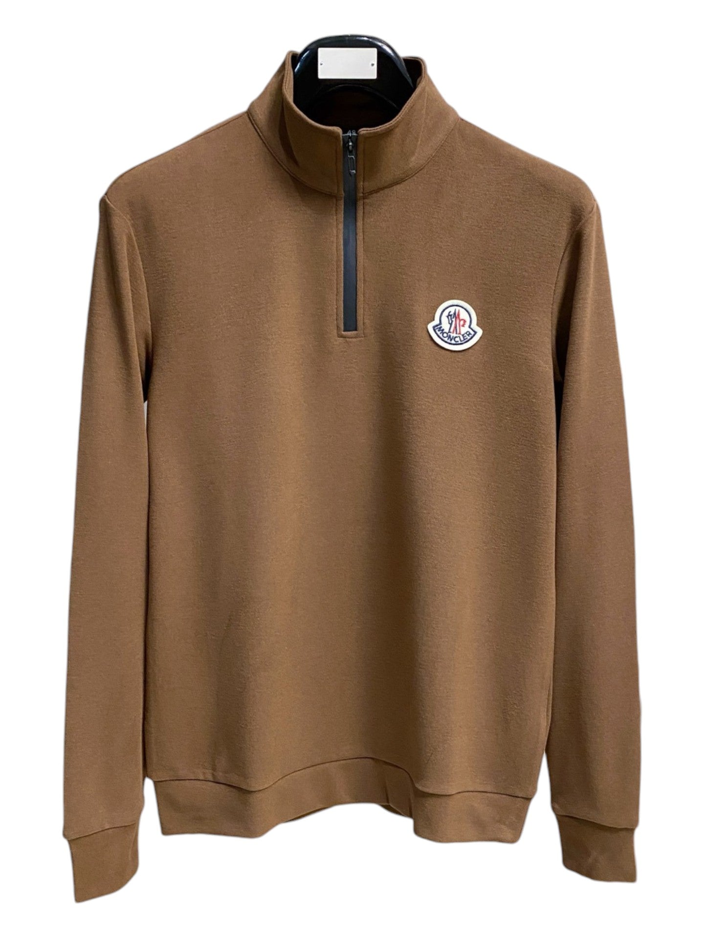 Sweat a zip marron Moncler