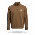 Sweat a zip marron Moncler