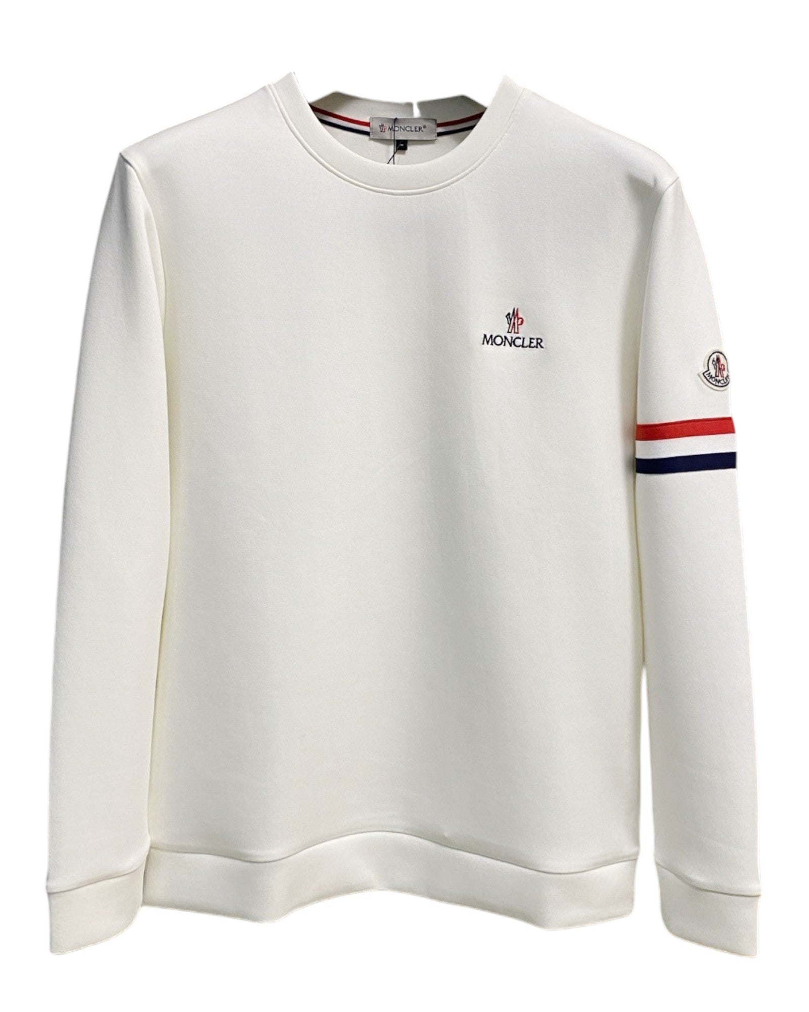 Sweat-shirt blanc Moncler