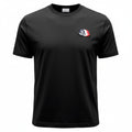 T-shirt triple logo noir Moncler