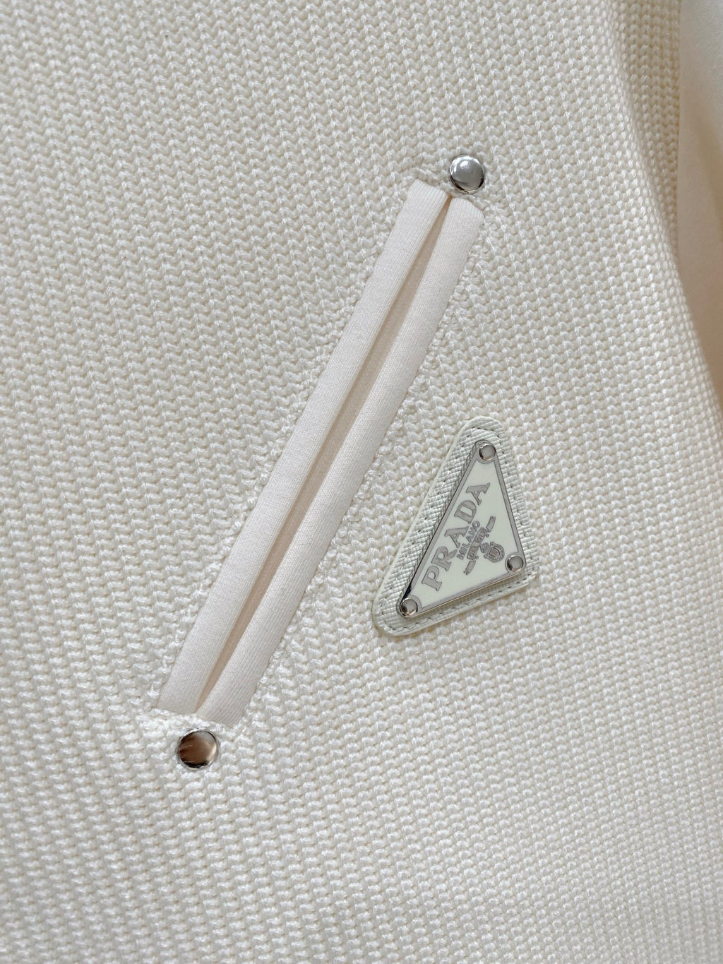 Sweat-shirt blanc Prada