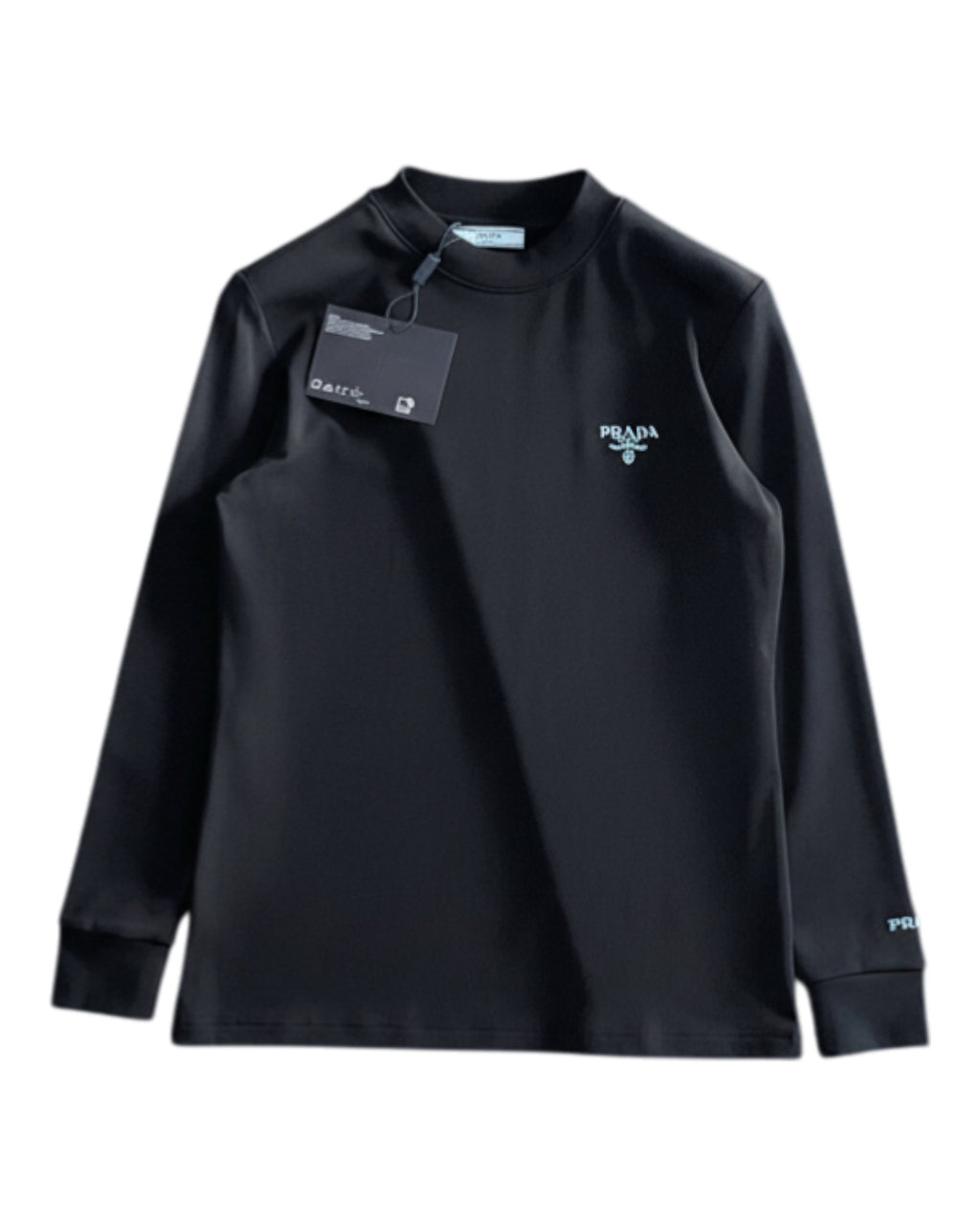 T-shirt manche longue noir Prada
