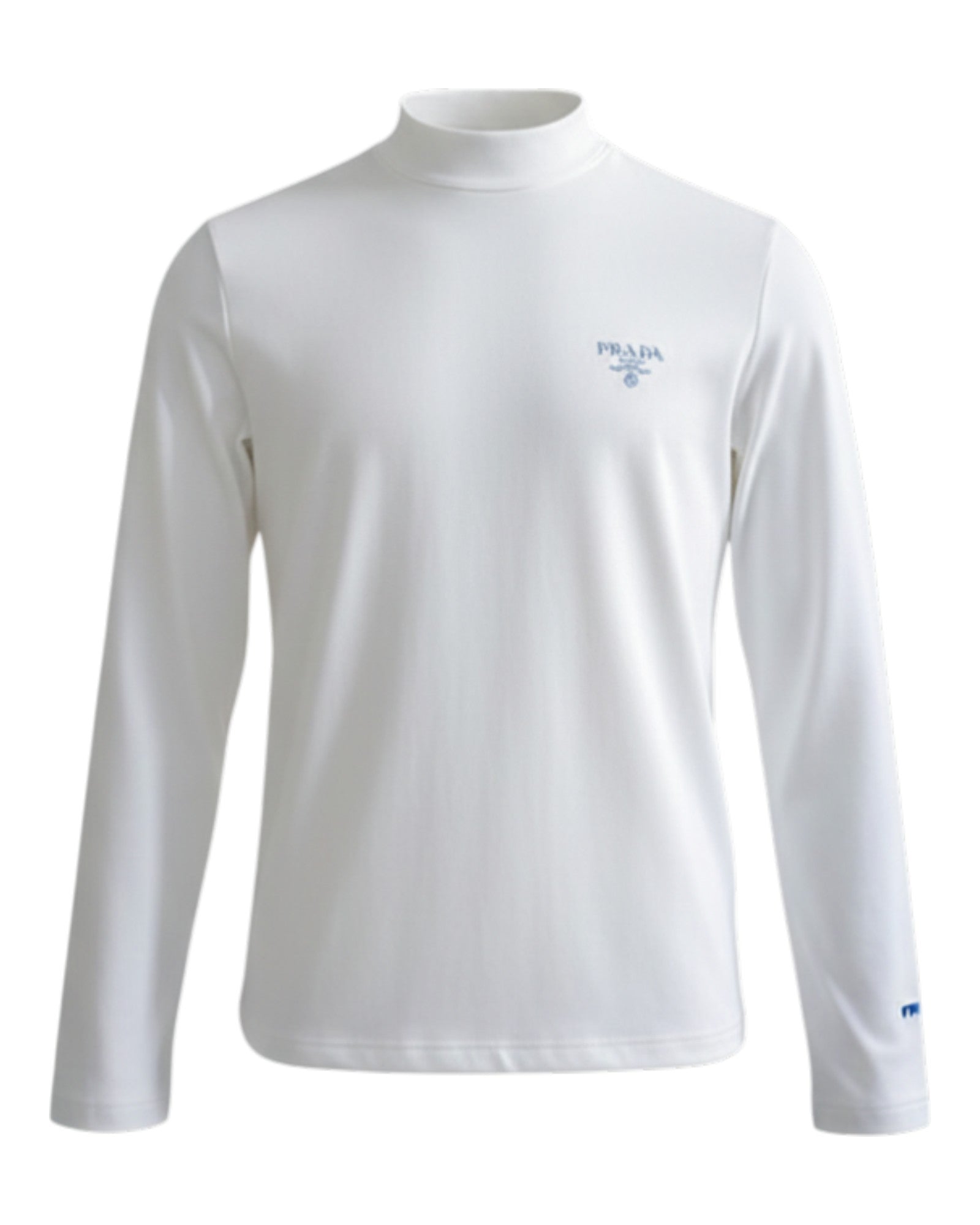 T-shirt manche longue blanc Prada