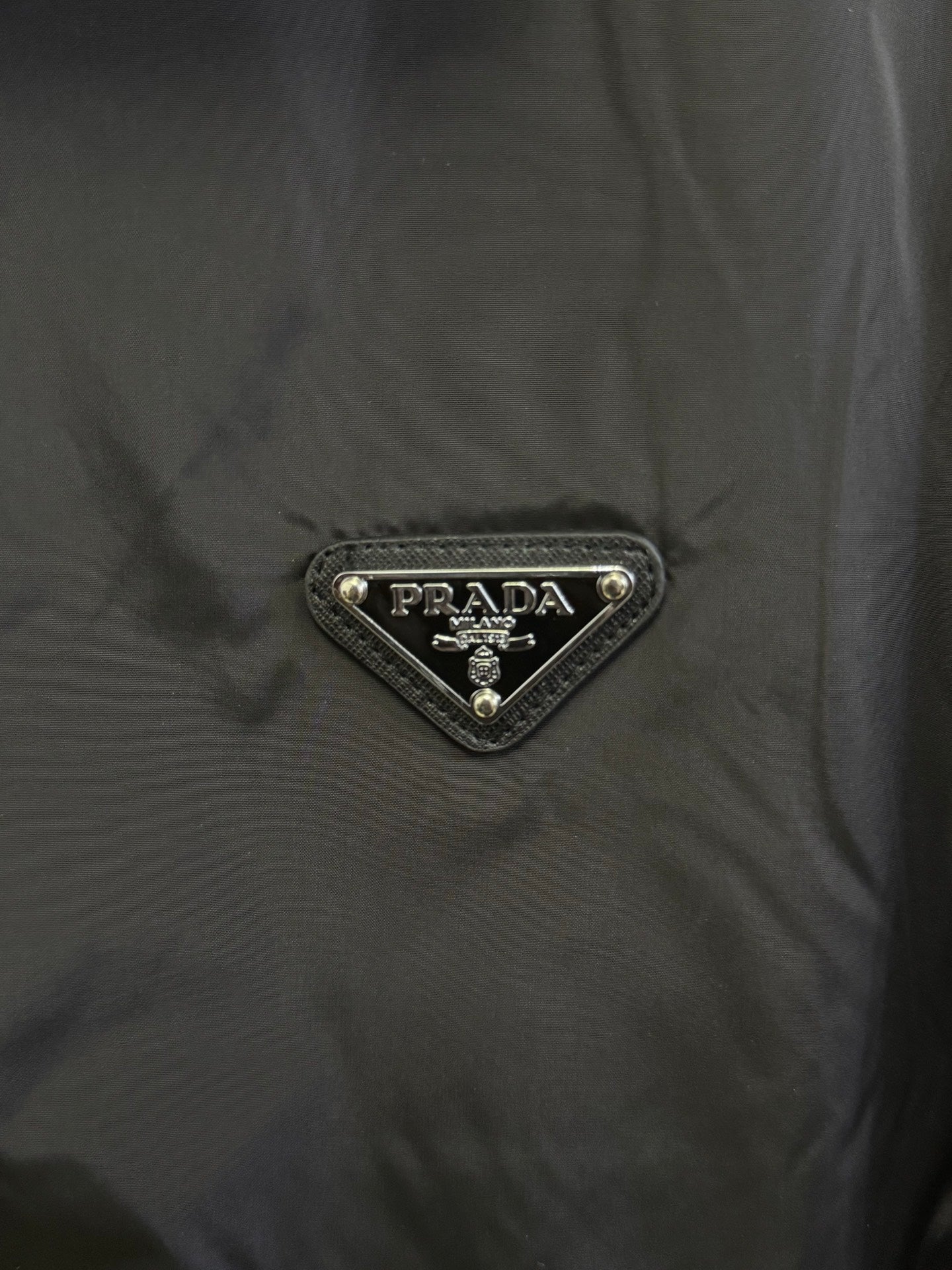 veste noir Prada