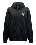 Sweat à capuche noir Prada