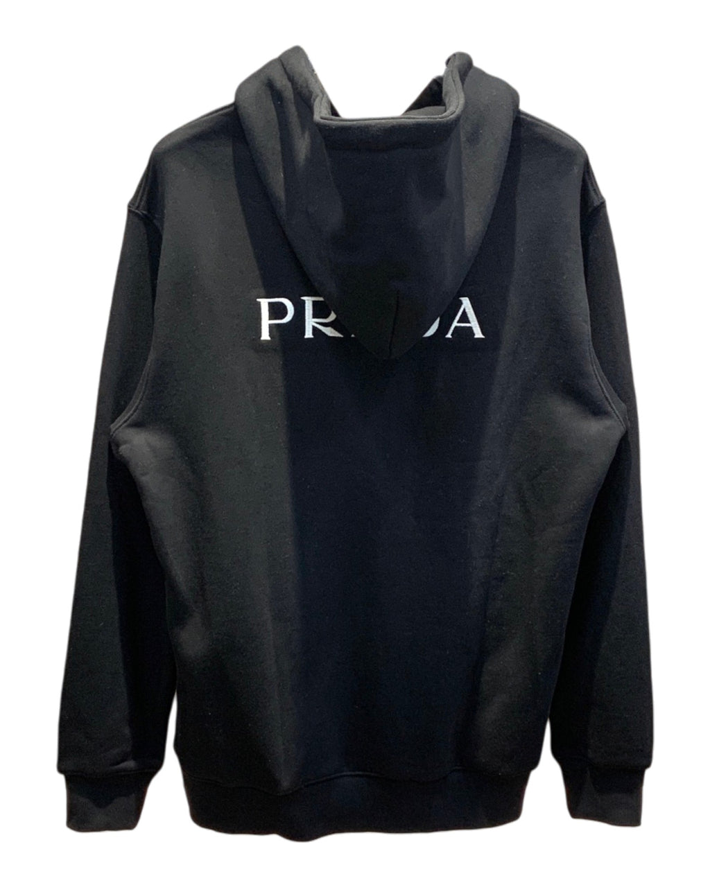 Sweat à capuche noir Prada