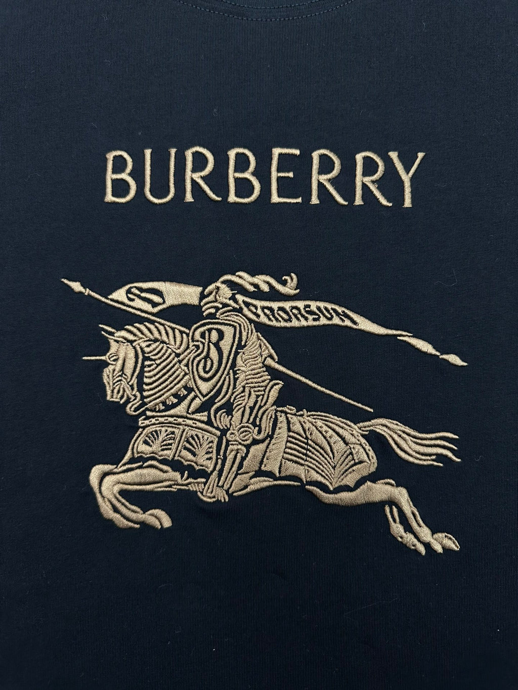 T-shirt noir Burberry