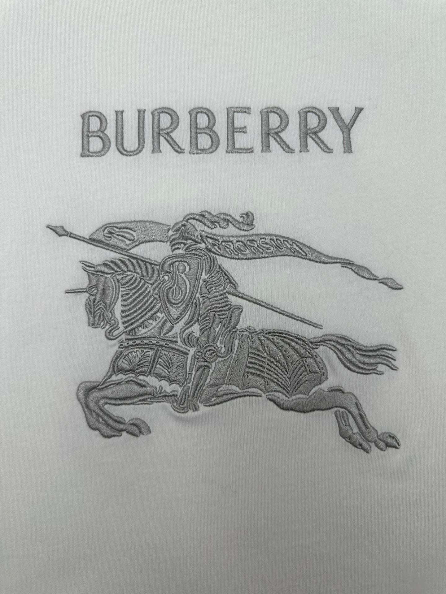 T-shirt blanc Burberry