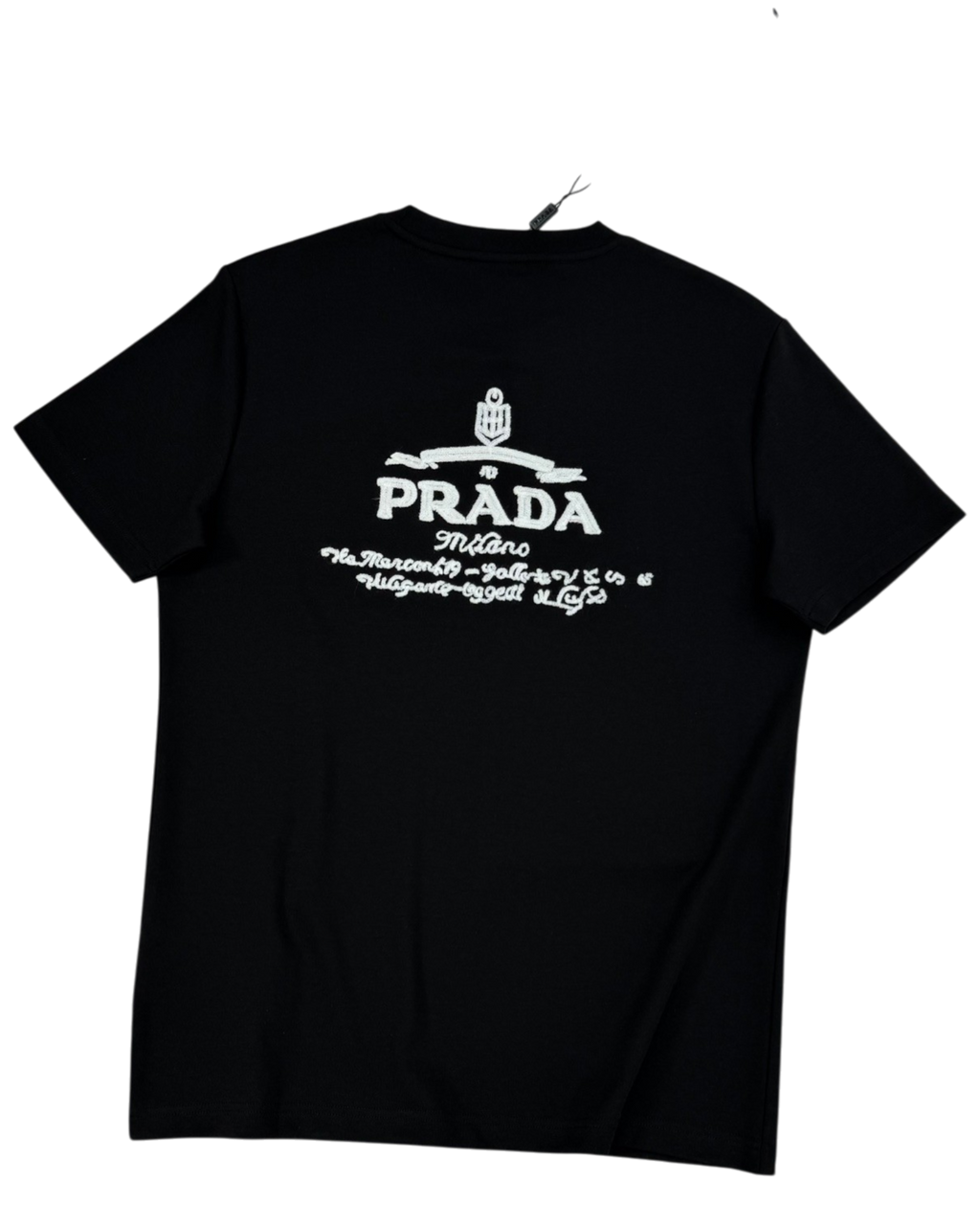 T-shirt noir Prada