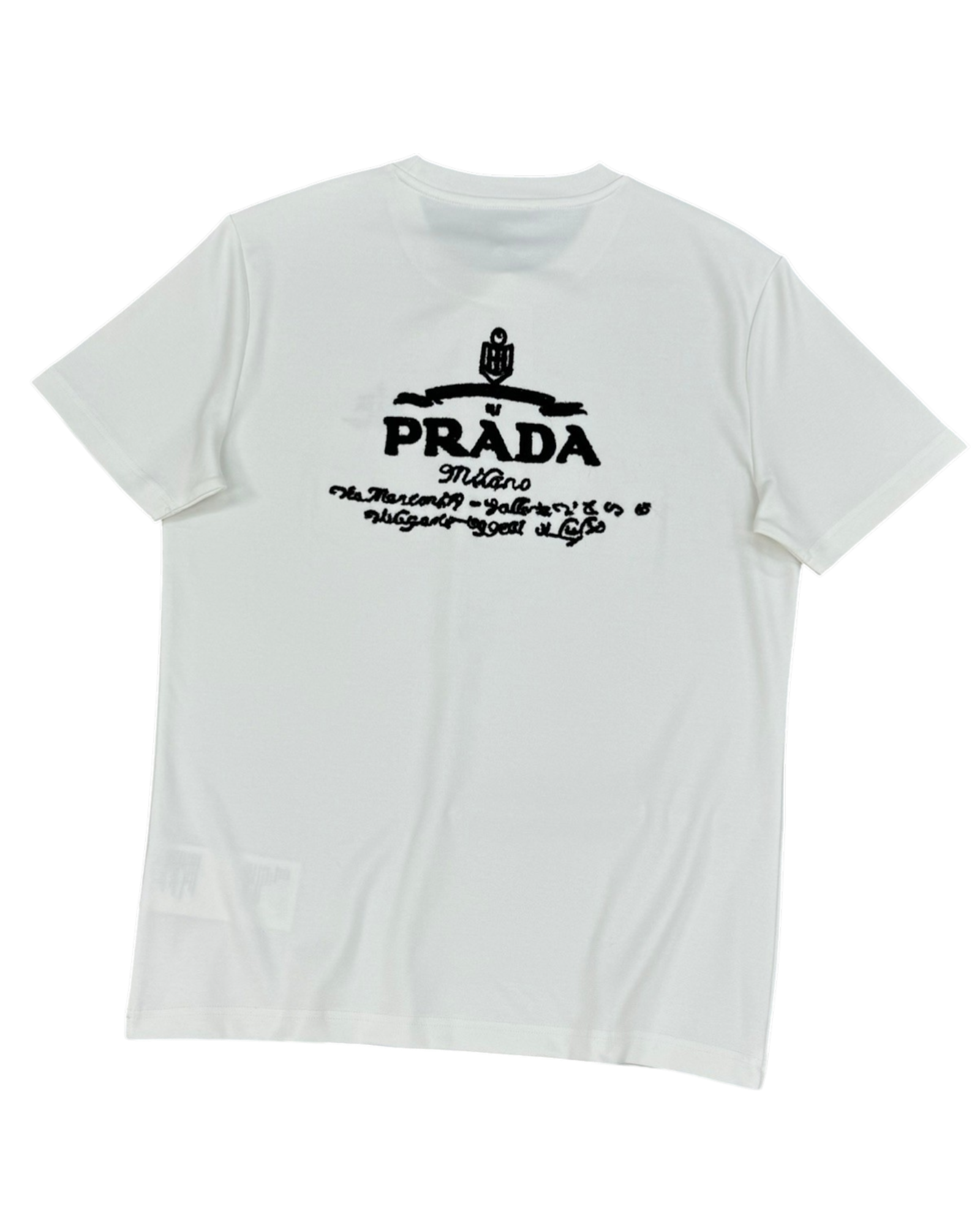 T-shirt blanc Prada