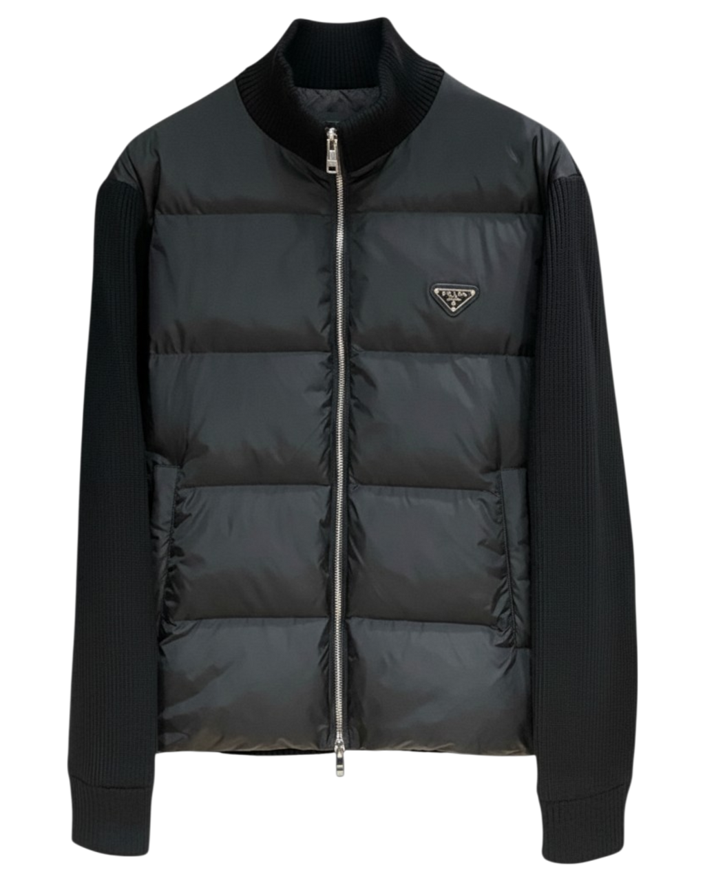 cardigan noir Prada