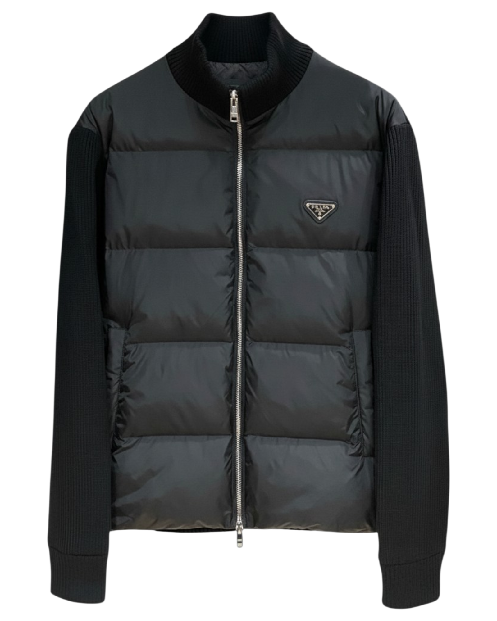 cardigan noir Prada