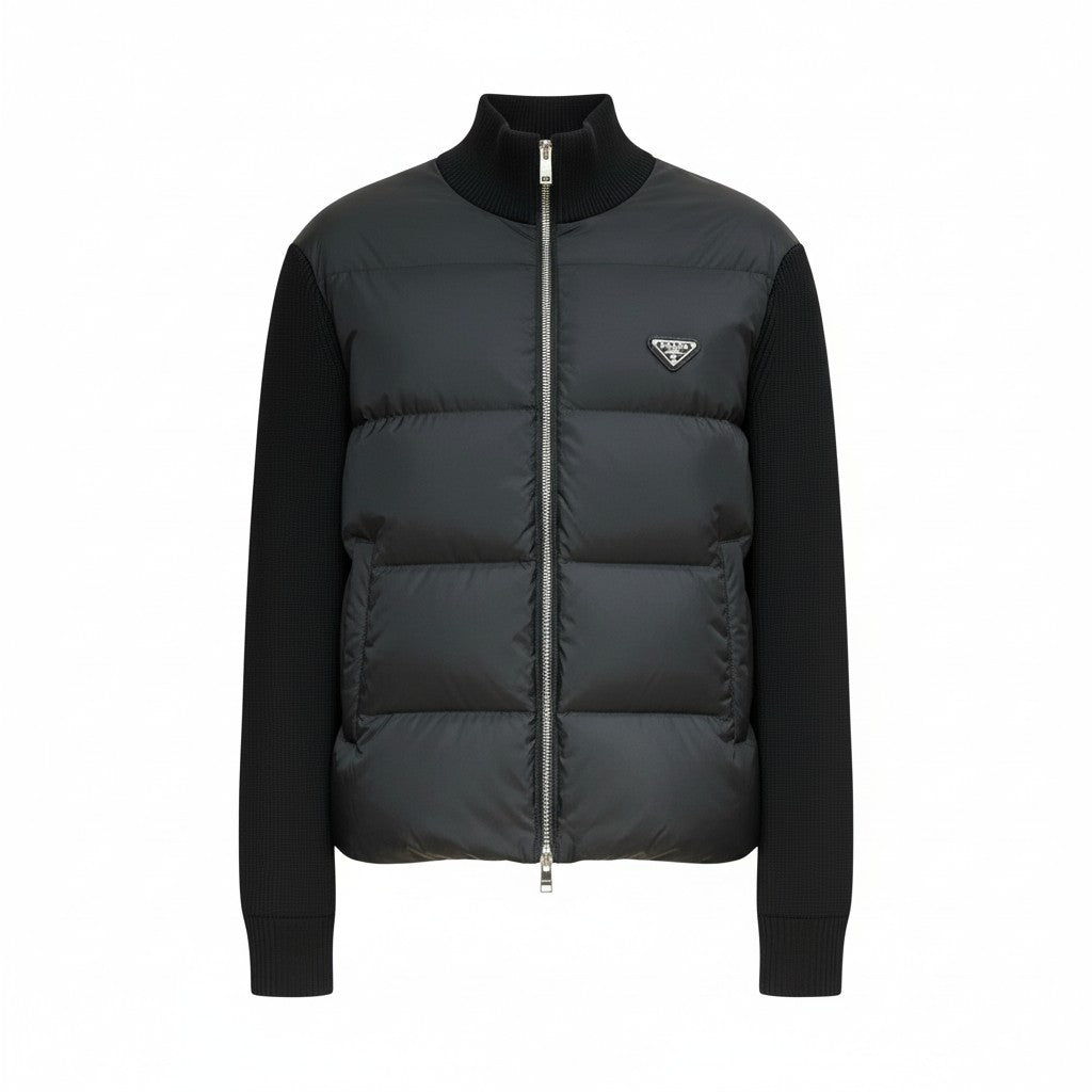 cardigan noir Prada