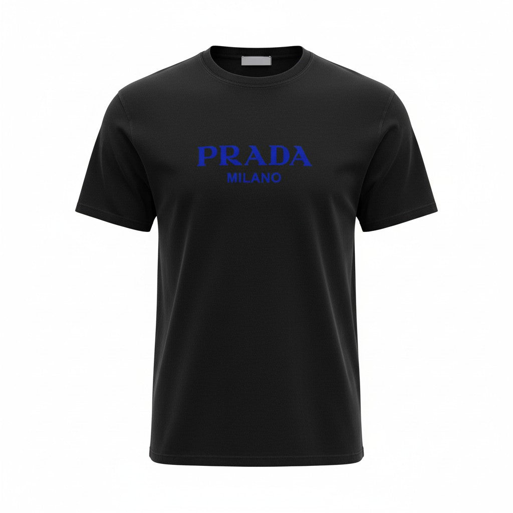 T-shirt noir Prada