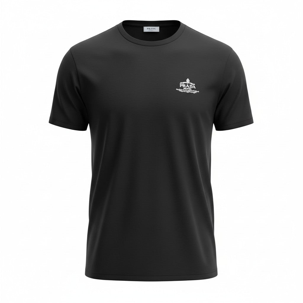 T-shirt noir Prada