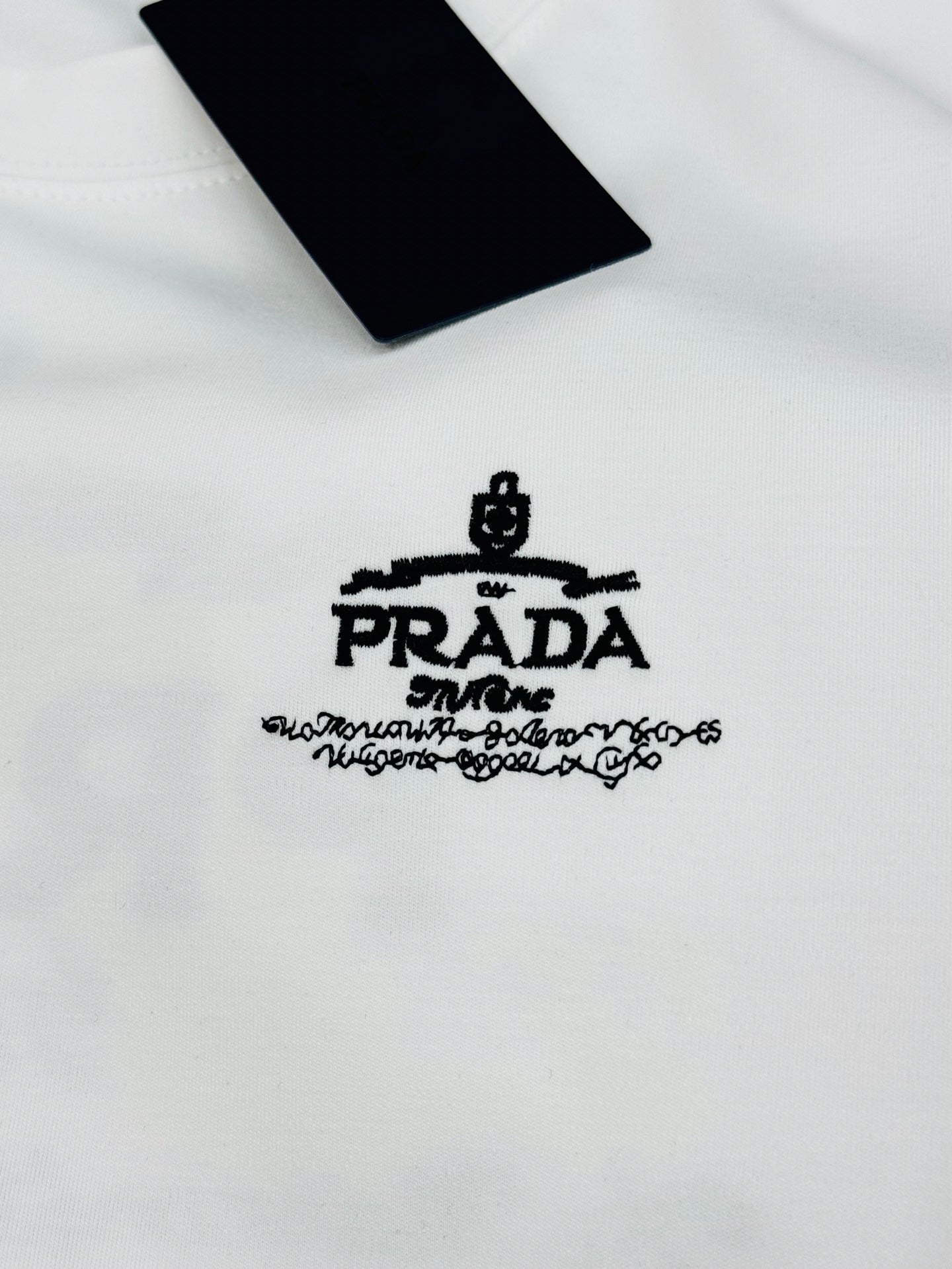 T-shirt blanc Prada