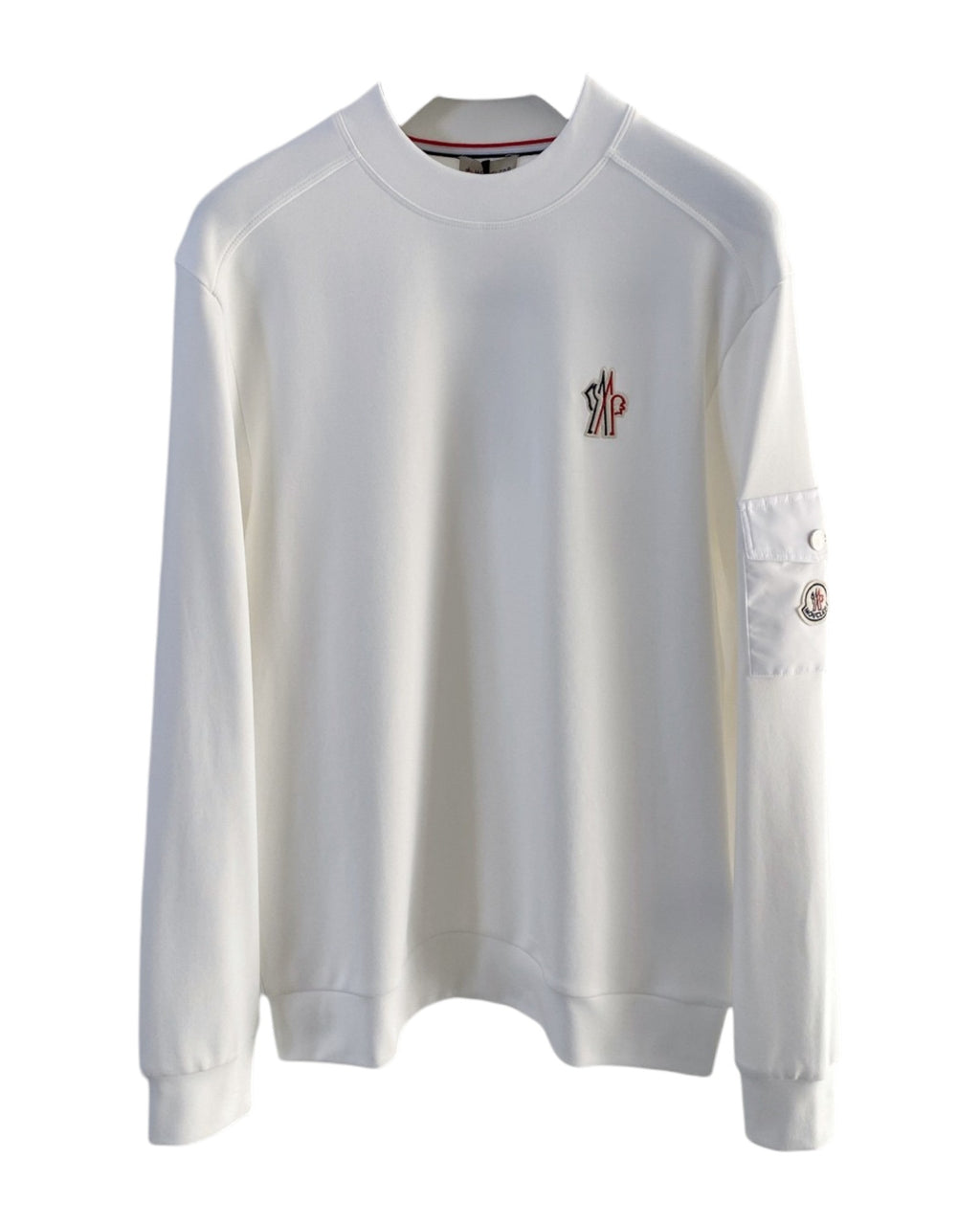 Sweat-shirt blanc Moncler