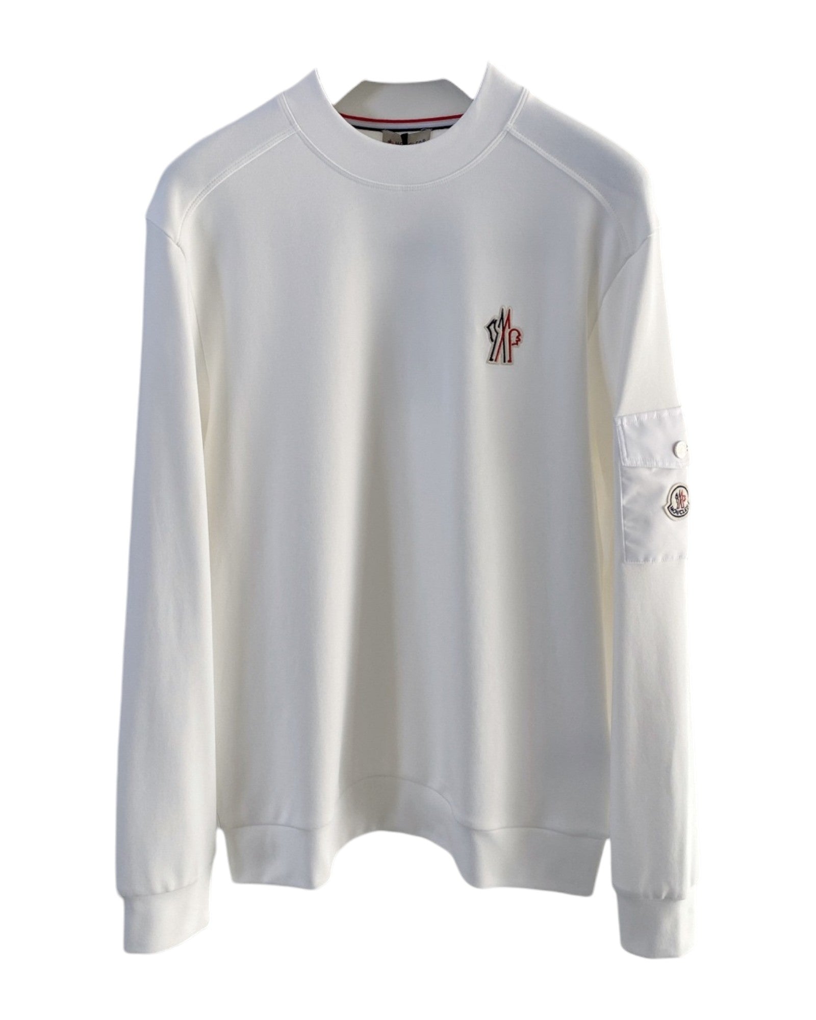 Sweat-shirt blanc Moncler